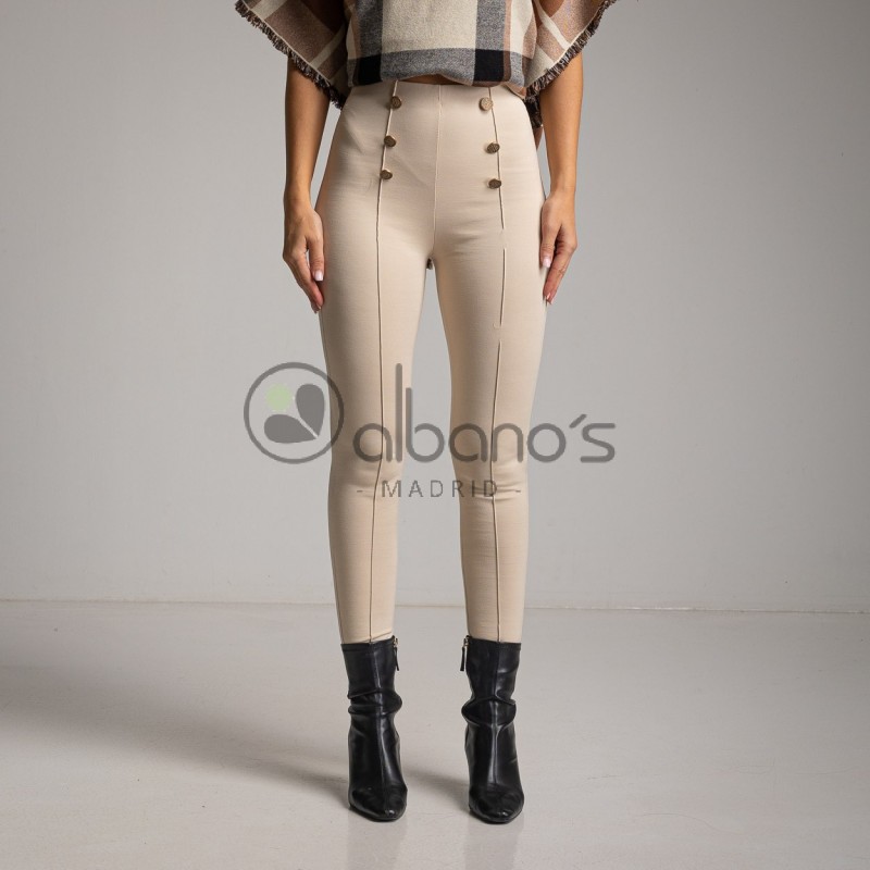 CENTER SEAM PANTS WITH BUTTONS REF.2699-17
