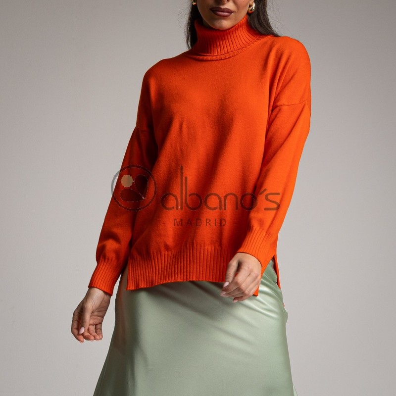 TURN NECK SWEATER WITH SIDE OPENINGS REF.5511-12