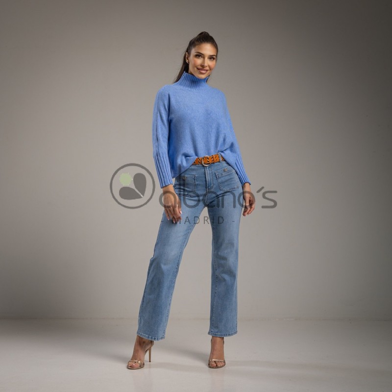 JEANS PANTS WITH BUTTON POCKETS RF.8105-31