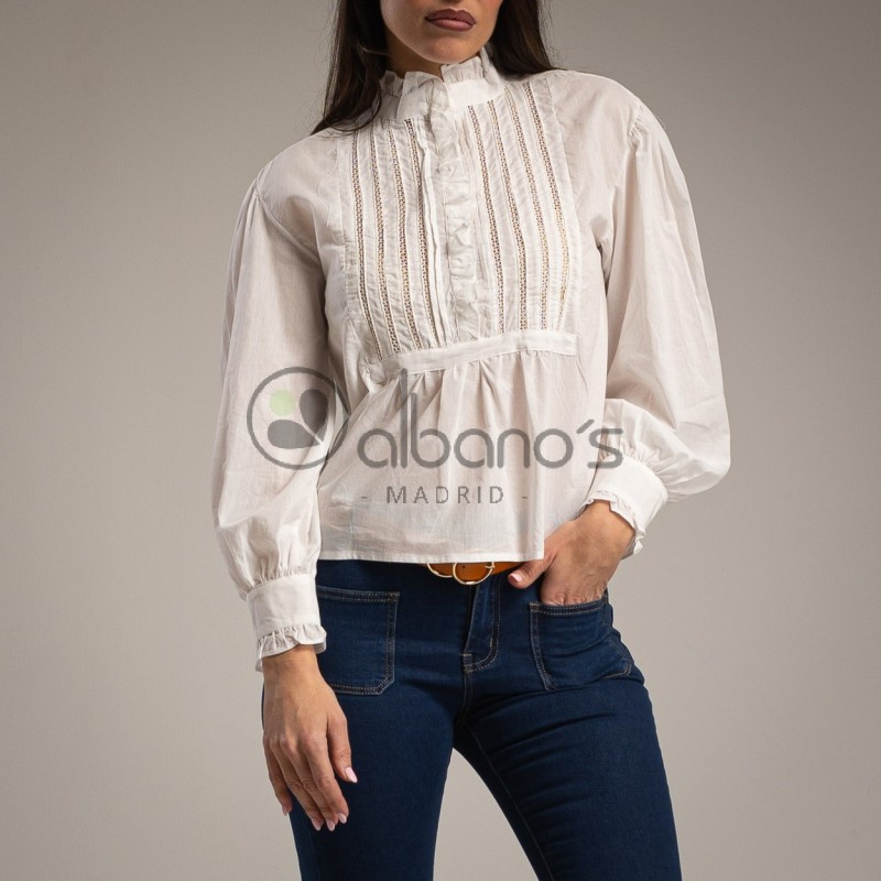  LACE PATTERN SHIRT NOLLY REF.81001-1