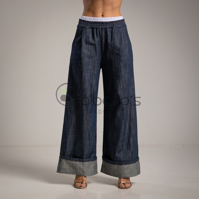 LOW TURN PANTS CONTRAST WAISTBAND REF.6233-31