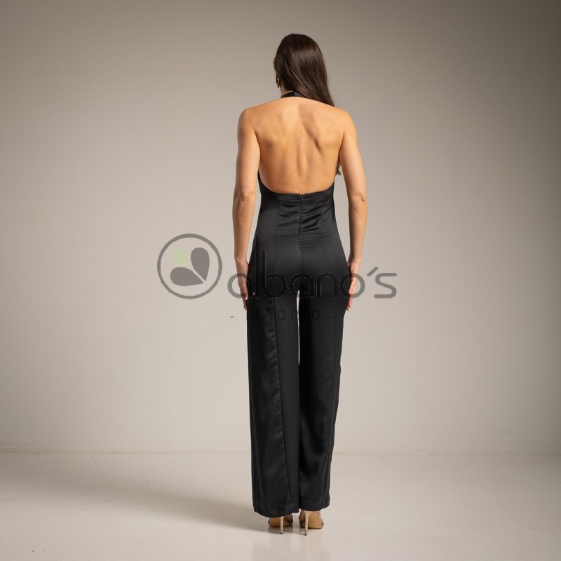 JUMPSUIT WITH FLOWER BARE BACK REF.0703-2