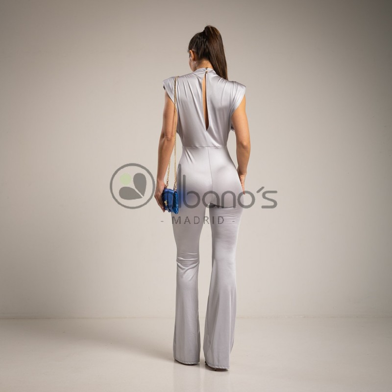 JUMPSUIT WITH DRAPPED NECKLINE AND SHOULDER ARMHOLE REF.3885-8