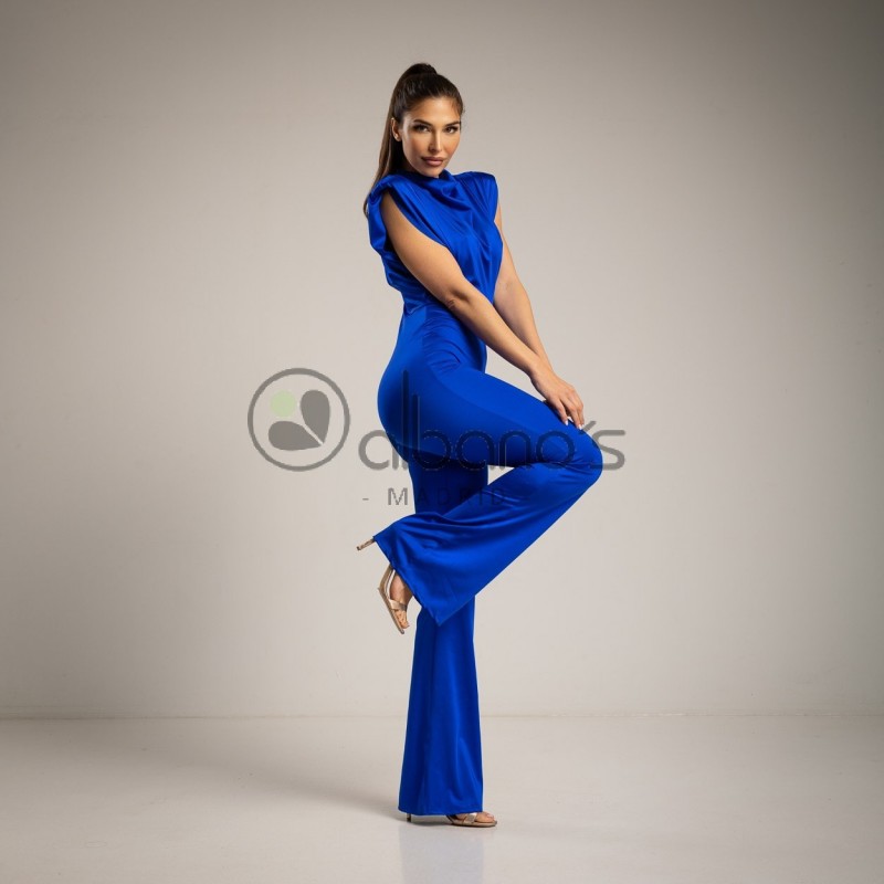 JUMPSUIT WITH DRAPPED NECKLINE AND SHOULDER ARMHOLE REF.3885-4