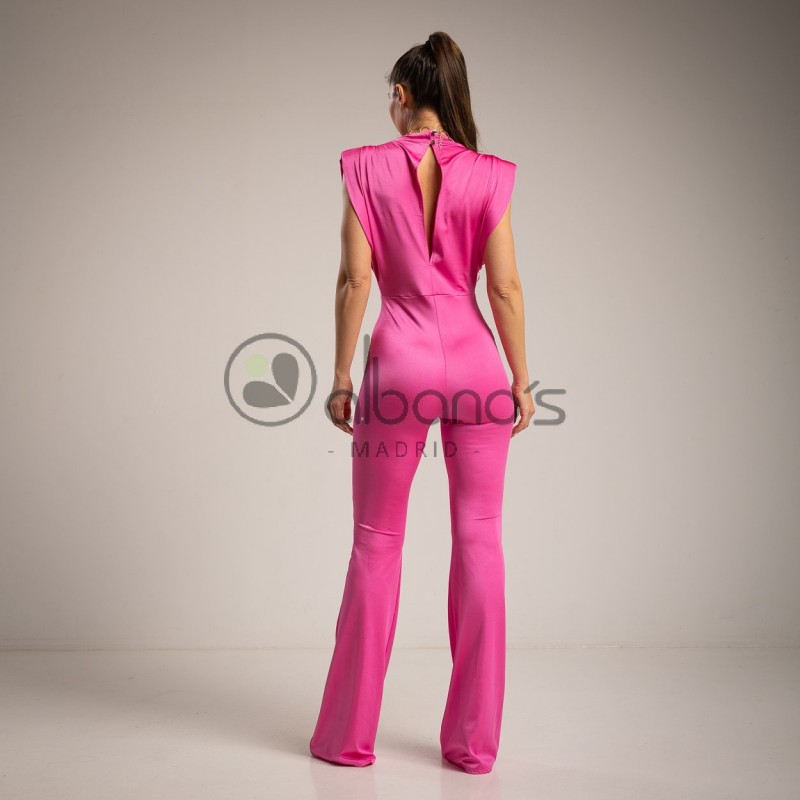 JUMPSUIT WITH DRAPPED NECKLINE AND SHOULDER ARMHOLE REF.3885-37