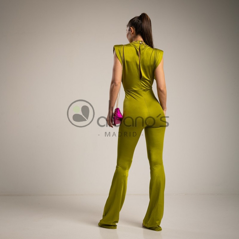 JUMPSUIT WITH DRAPPED NECKLINE AND SHOULDER ARMHOLE REF.3885-53