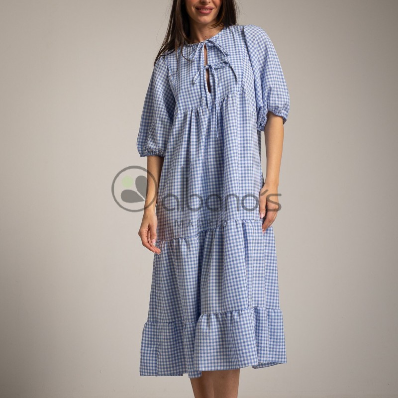 ROBE VICHY OVER SIZE REF.13022-31