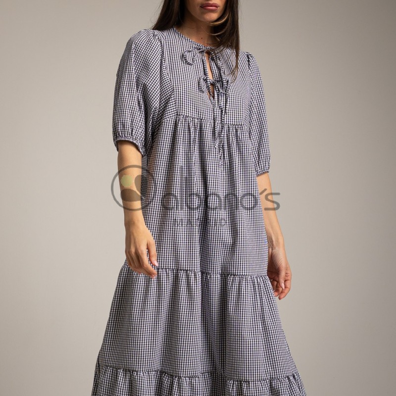 ROBE VICHY OVER SIZE REF.13022-2