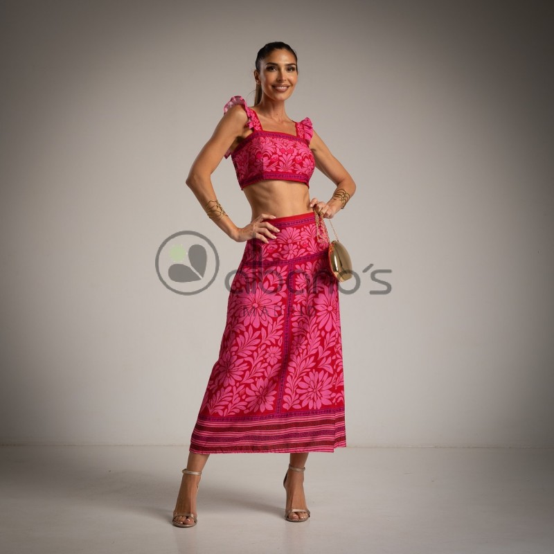2-PIECE SET TOP SKIRT BURMAIA PANOT REF.13110-51