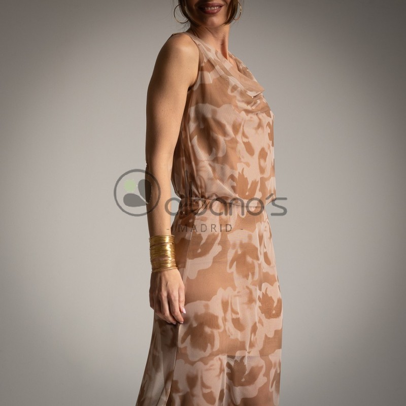 ENSEMBLE JUPE EN TULLE IMPRIMÉ RÉF.2255-14