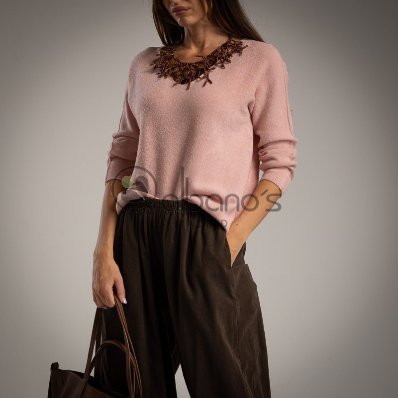 JERSEY CUELLO V TEXTURA SUAVE REF.1881-9