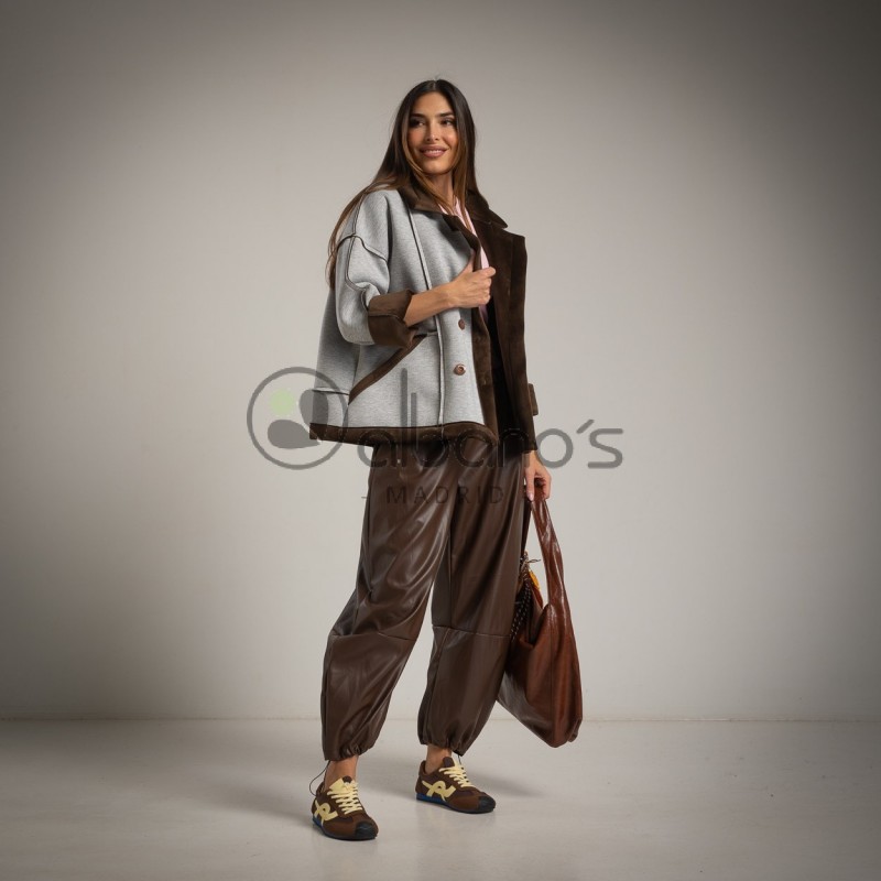 ECO-LEATHER PANTS REF.17547-49