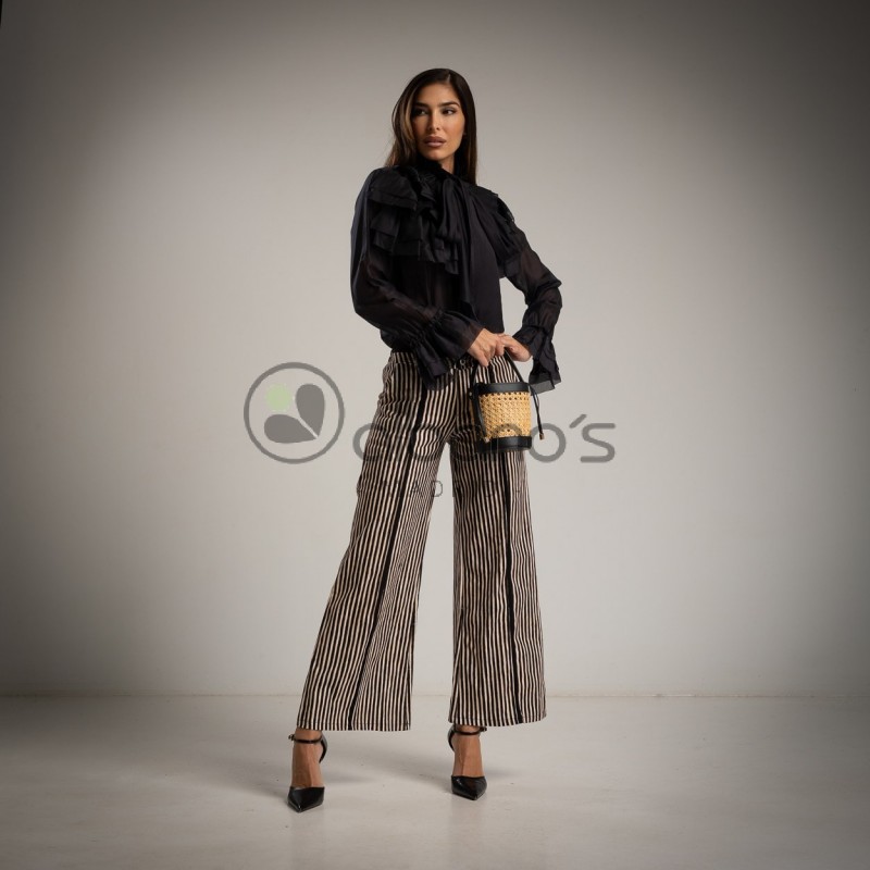 RUFFLE SHIRT C/HALTER REF.28882-2