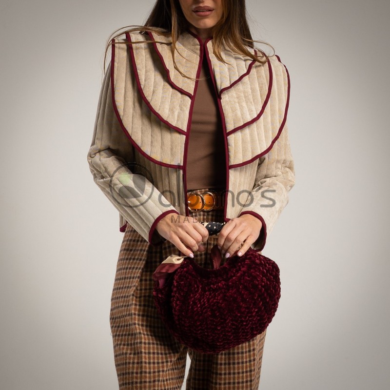 CAYETANA JACKET WITH 3 RUFFLES REF.12081-14