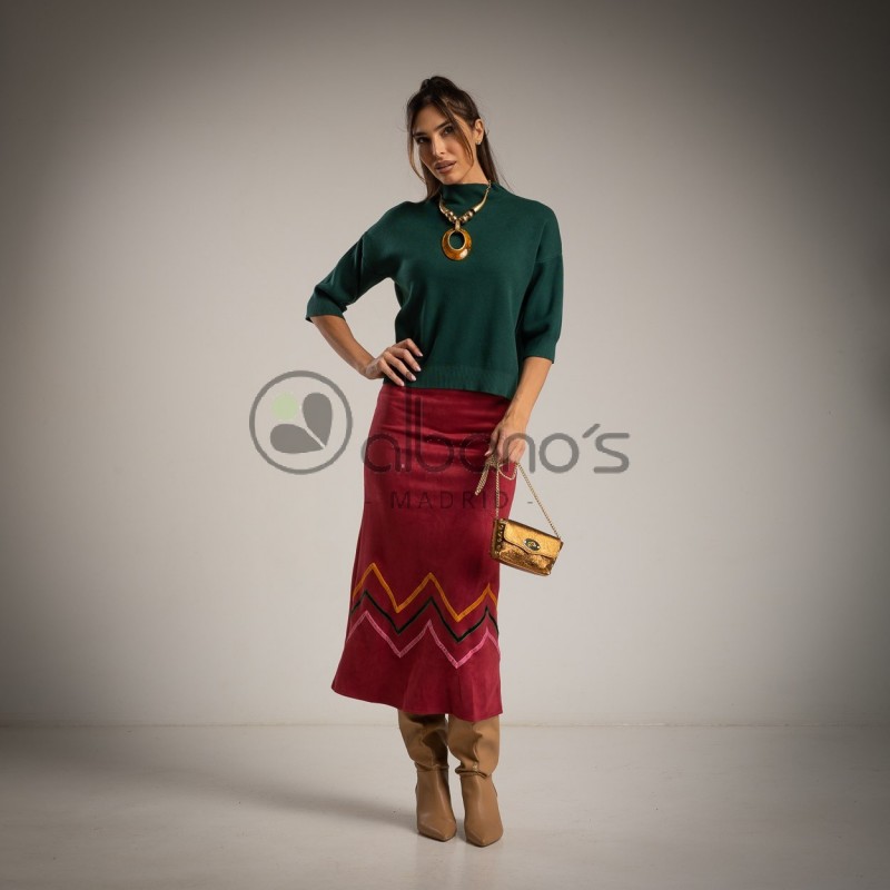 SUEDE LINED SKIRT MONTAIN REF.82067-15