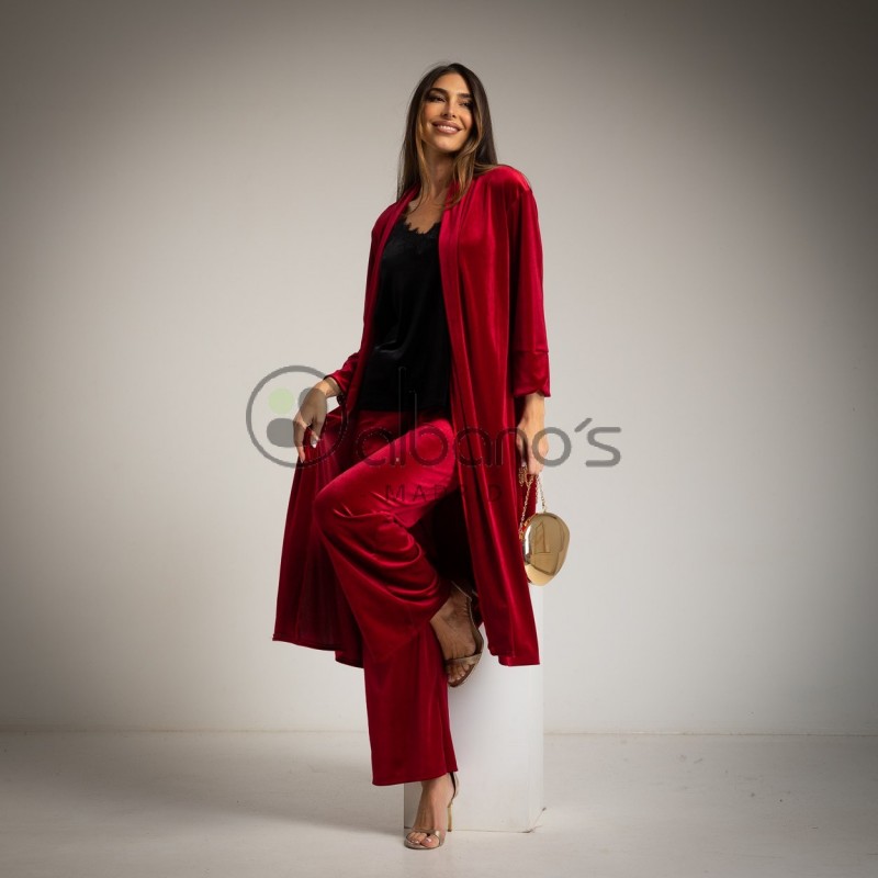 2-PIECE SET VELVET COAT REF. 1618-15