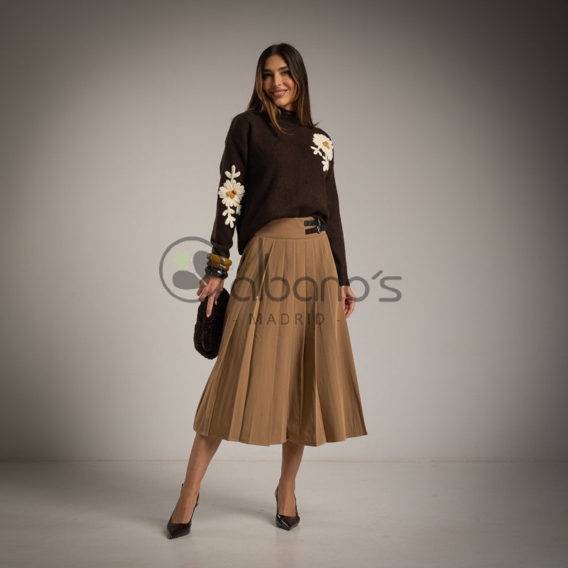 SWEATER FLOWER BORDADAS REF.2509-49