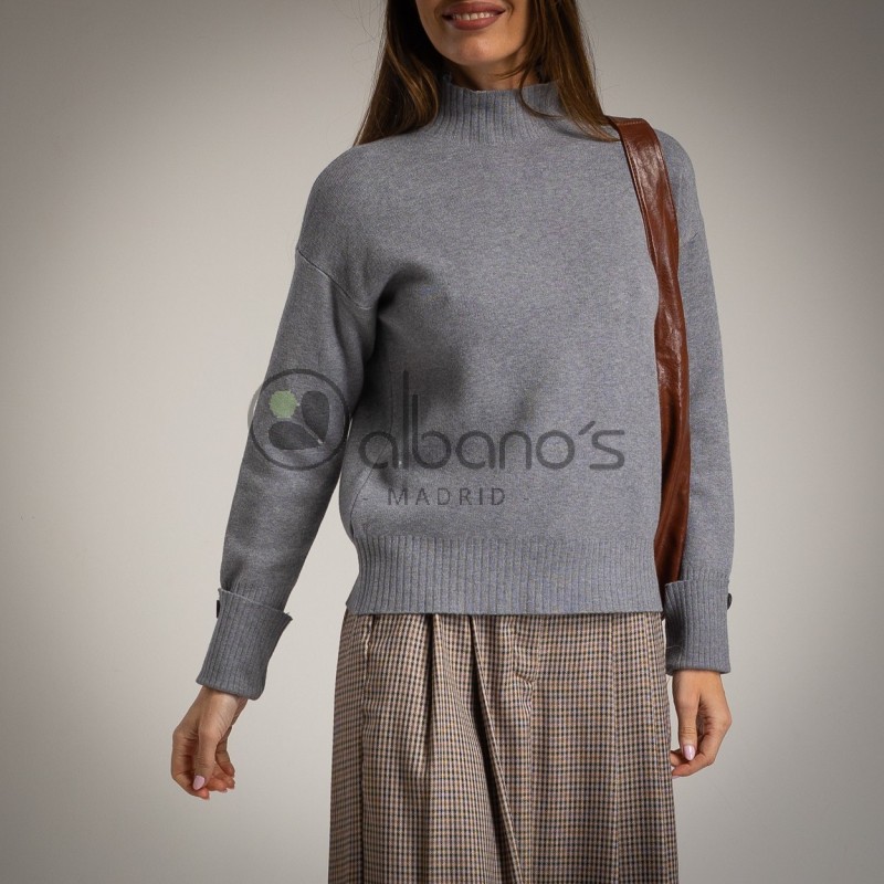 SWEATER C.TURTLE CROUCH WRAP BUTTON REF. 8151-8