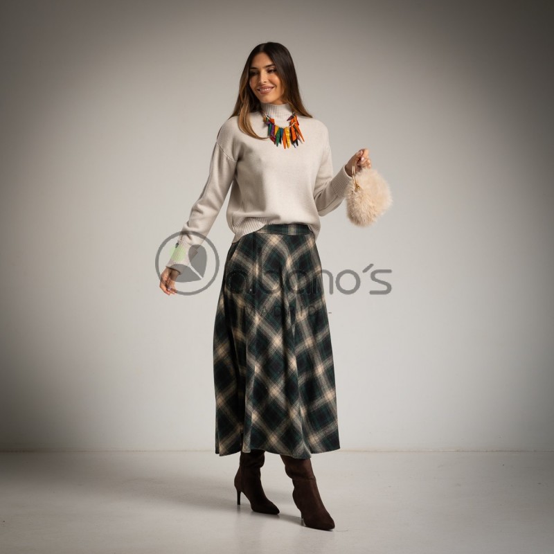 FALDA BOLSILLOS TARTAR BIES REF.14932-48