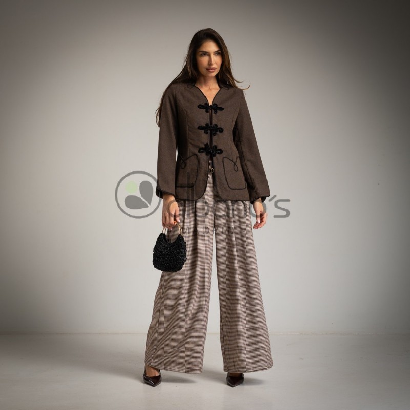 PANTALÓN PALAZZO PLIEGUES HARRYS MINI REF.8502514-14