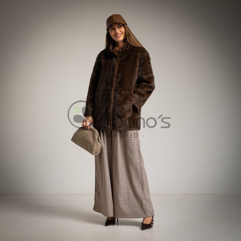 MINK FUR HOODED JACKET REF.17203-49