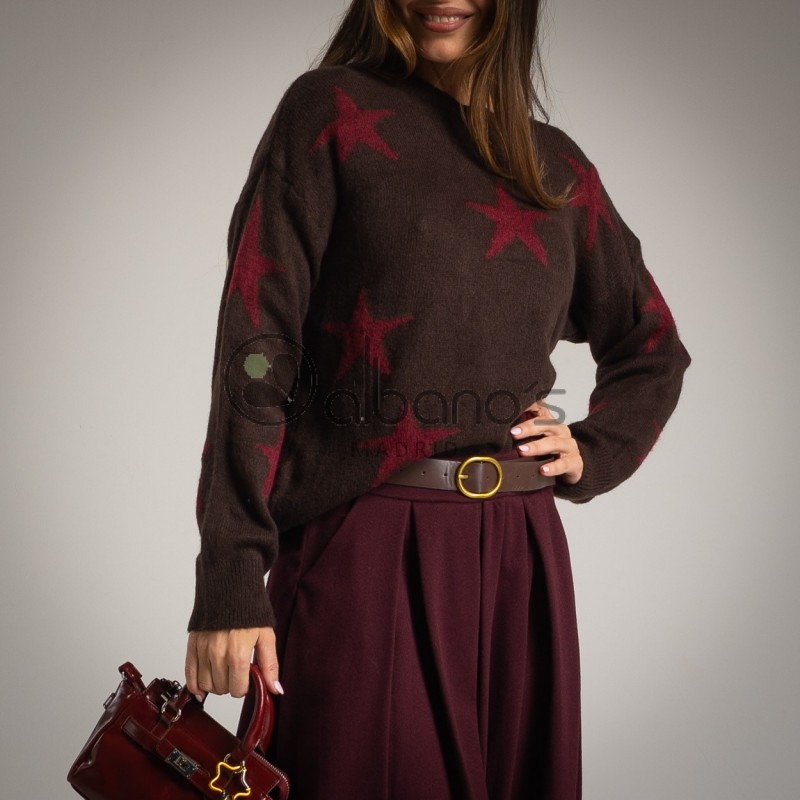 SWEATER TEXTURA SUAVE STAR REF.3147-49