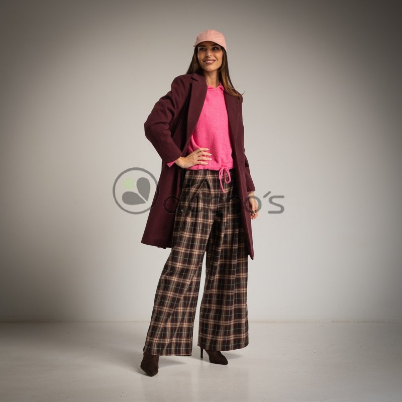 ABRIGO FORRADO UN BOTÓN TAPETAS REF.9026-15