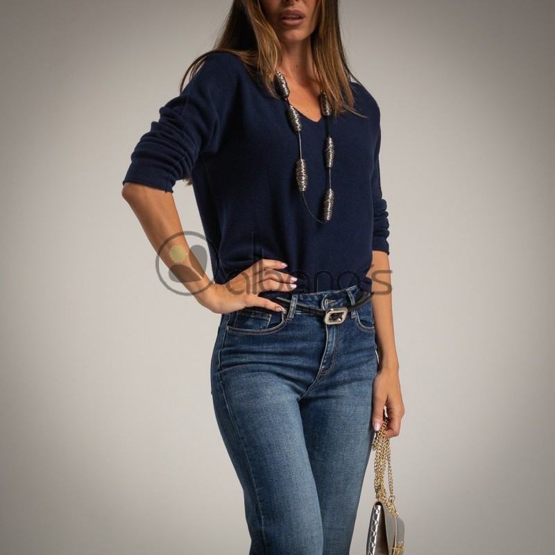 JERSEY CUELLO V TEXTURA SUAVE REF.1881-19