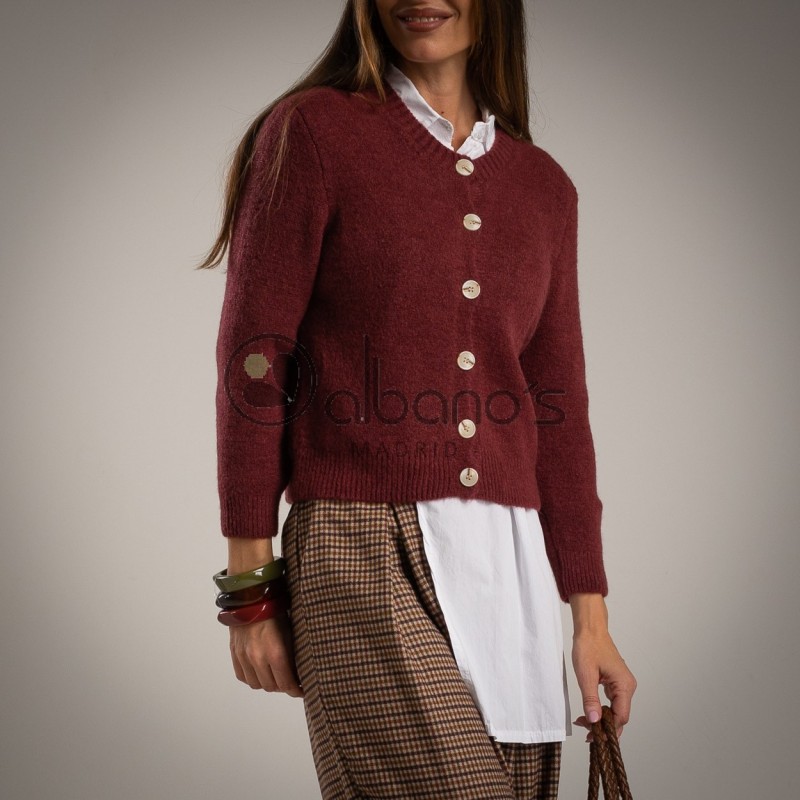 CARDIGAN A MAGLIA RUSTICA REF. 50261-15