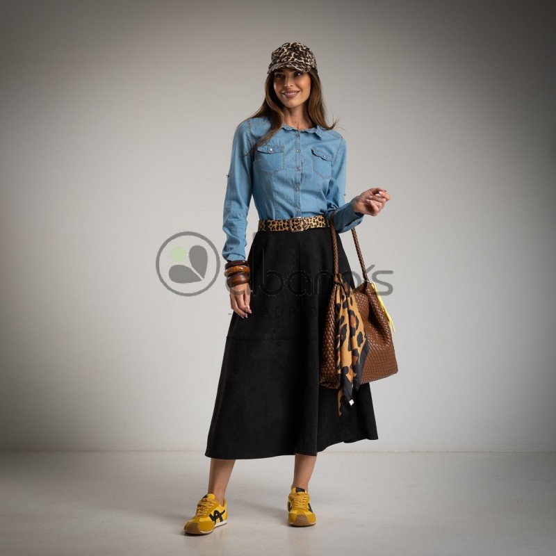 FALDA EVASE ANTELINA + CINTURÓN ANIMAL REF.276965-2