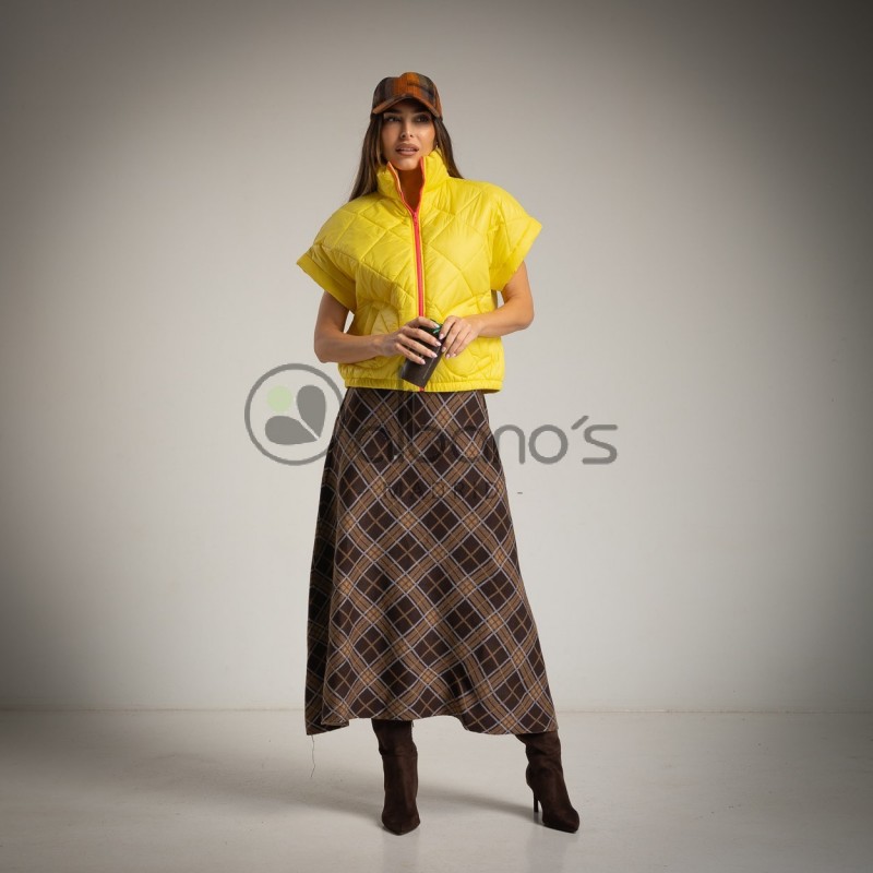 FALDA PUNTO CUADROS BIES REF.1007-49