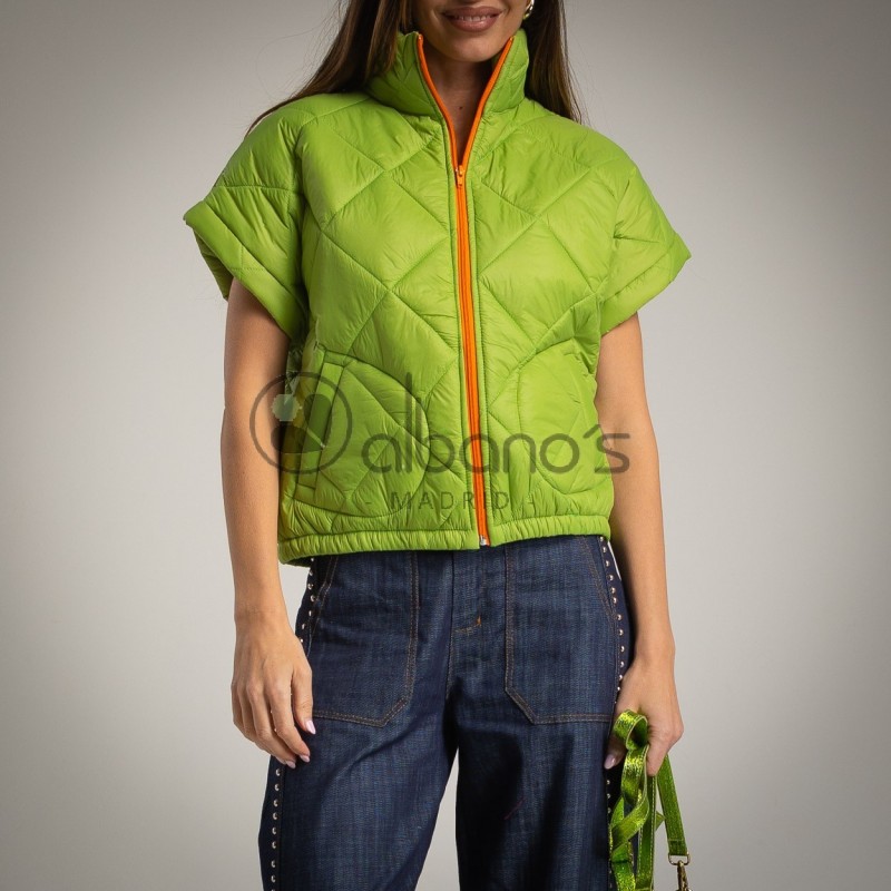 COLETE ACOLCHOADO ZÍPER FLUORESCENTE REF.3515-45