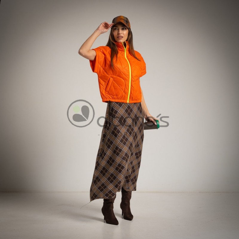 CHALECO ACOLCHADO CREMALERA FLUOR REF.3515-58