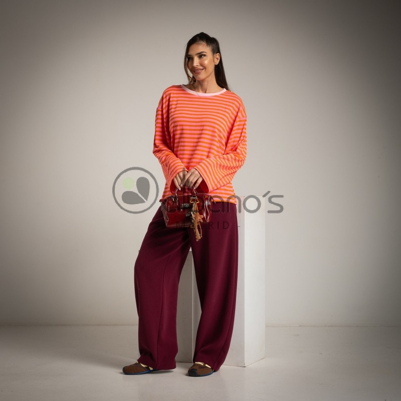 T-SHIRT OVERSIZE STRIPES REF.8461-65