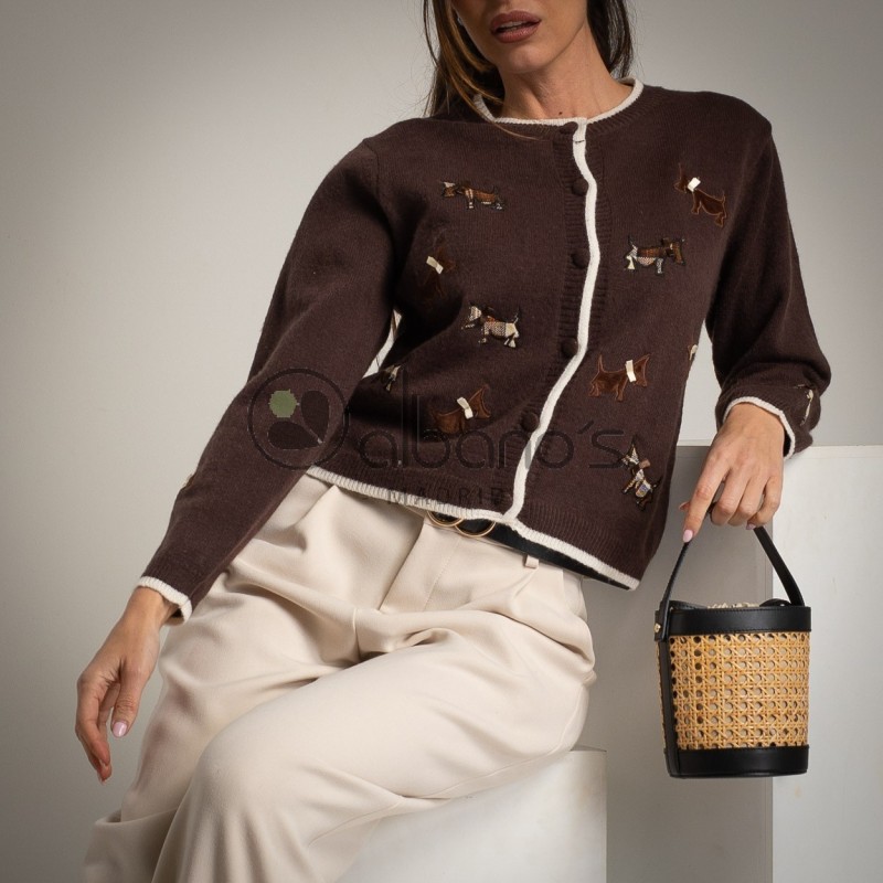 CASACO DE MALHA SCHNAUZERS REF.5875-49