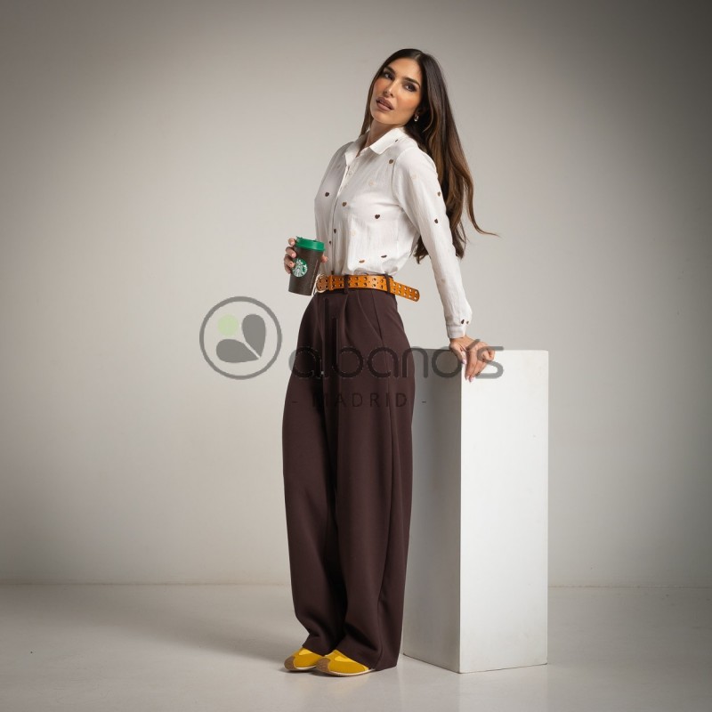 CAMISA CORAZONES BORDADOS REF.56042-49