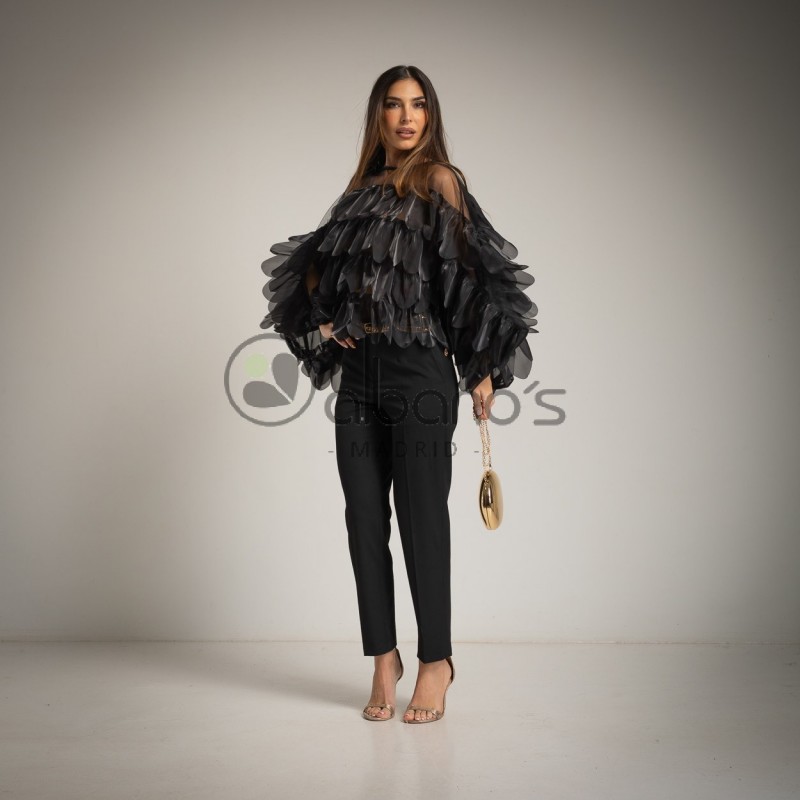 TOP PETALOS ORGANZA REF.53023-2