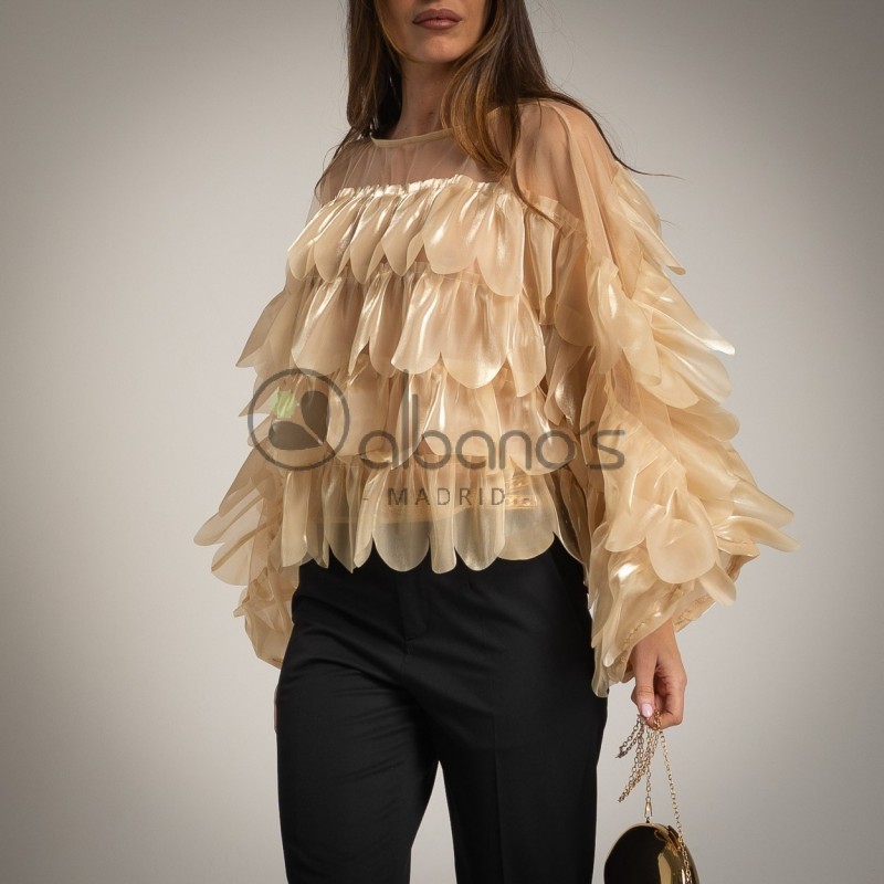 TOP PETALOS ORGANZA REF.53023-27