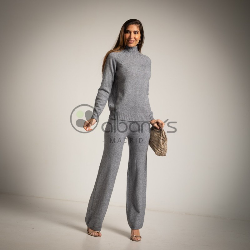 SET TRICOT 2 PIÈCES EFFET TORSADÉES RÉF. 9166-8