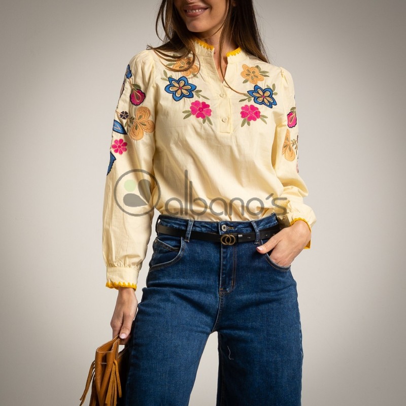 EMBROIDERED BLOUSE JALISCO REF.10903-63