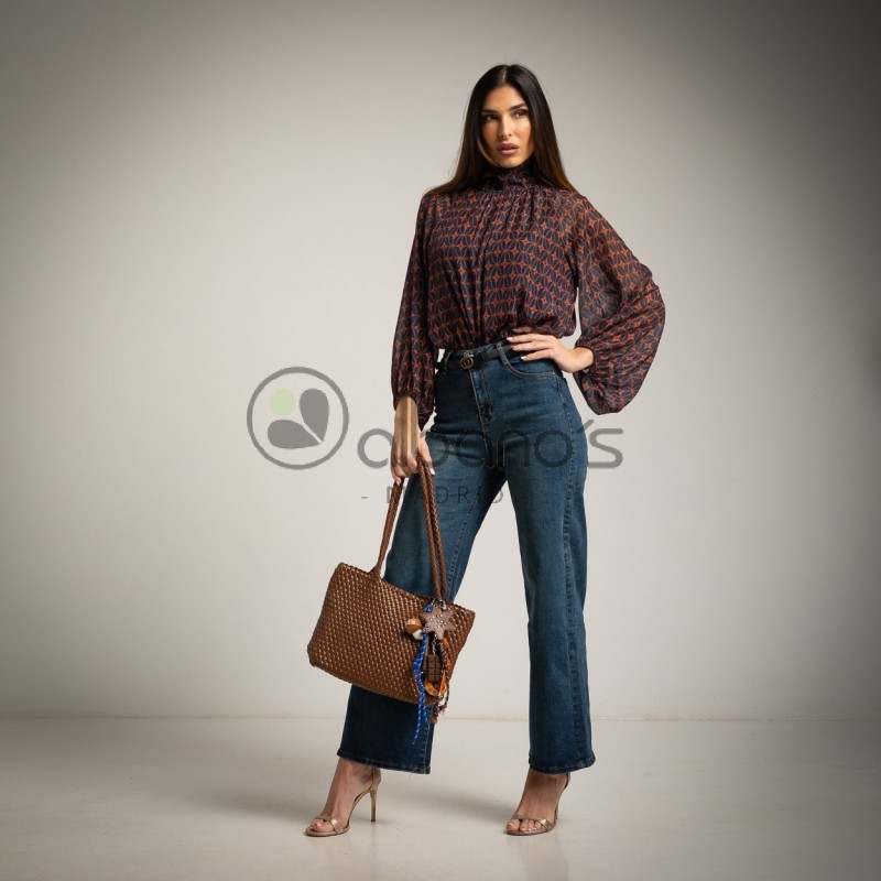 RETRO BLOUSE WITH BACK BOW REF. 5597-19