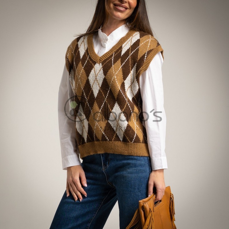 CHALECO TRICOT RHOMBUS REF.3926-7