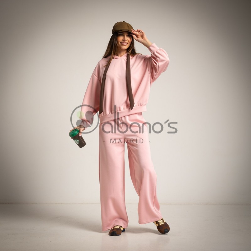 OVERSIZE HOODED SWEATSHIRT MAXI DRAWSTRING REF. 5729-9