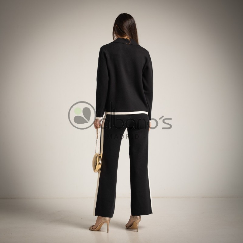 SET 2 PIEZAS CHAQUETA CRUZADA VIVO REF.65303-2