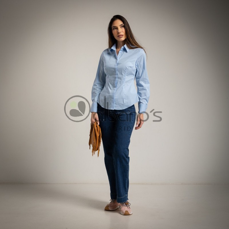 CAMICIA BASICA SAGOMATA RIF. 03501-44