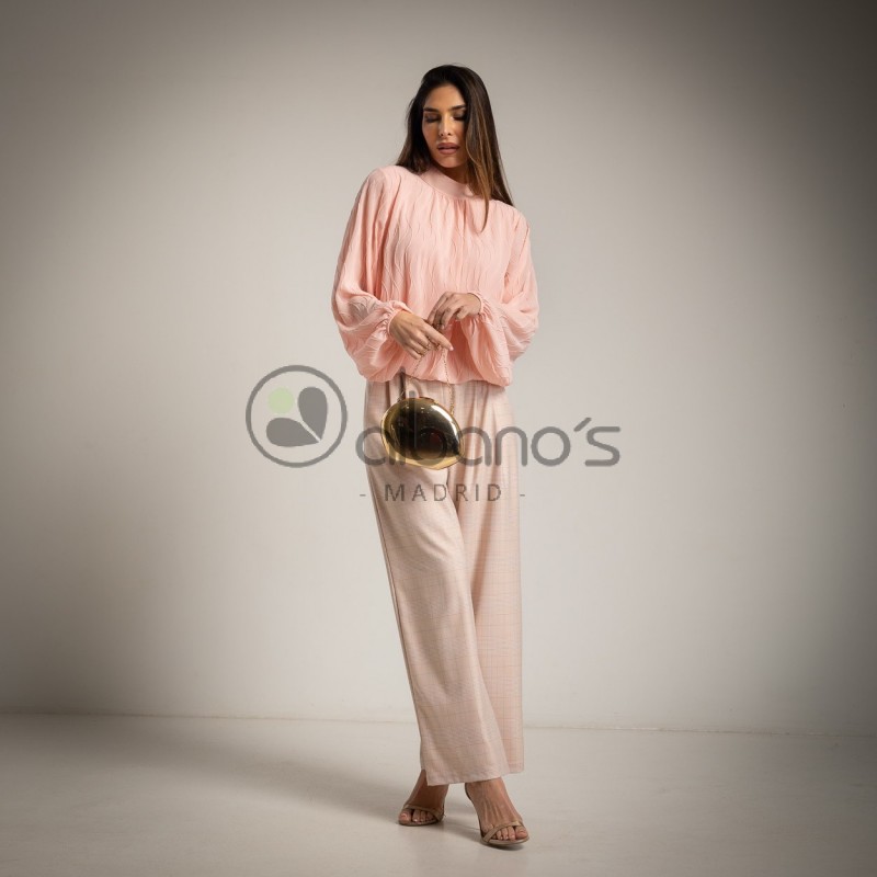 TOP LABRADO ONDAS C/TIRILLA REF.21573-9