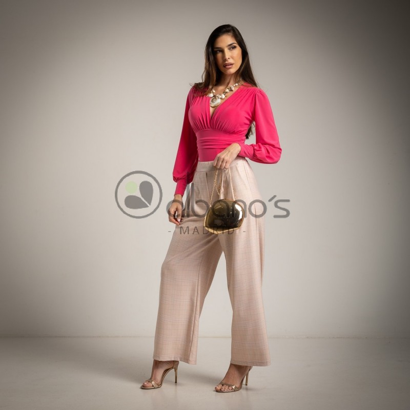 BODY CON CAZUELAS FAJIN DRAPEADO REF.2028-37