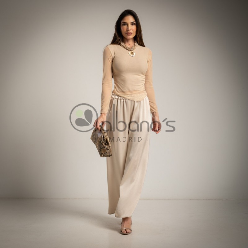 PANTALONI IN RASO REF.25923-14