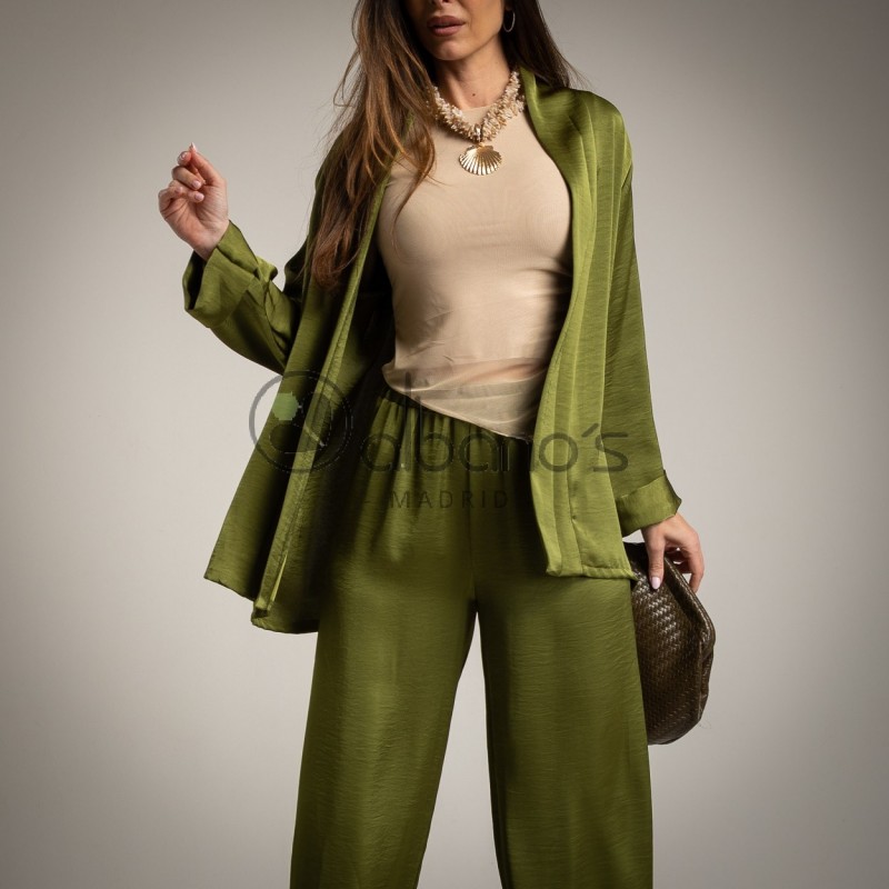 KIMONO SATINADO CUELLO SMOKING REF.25170-53