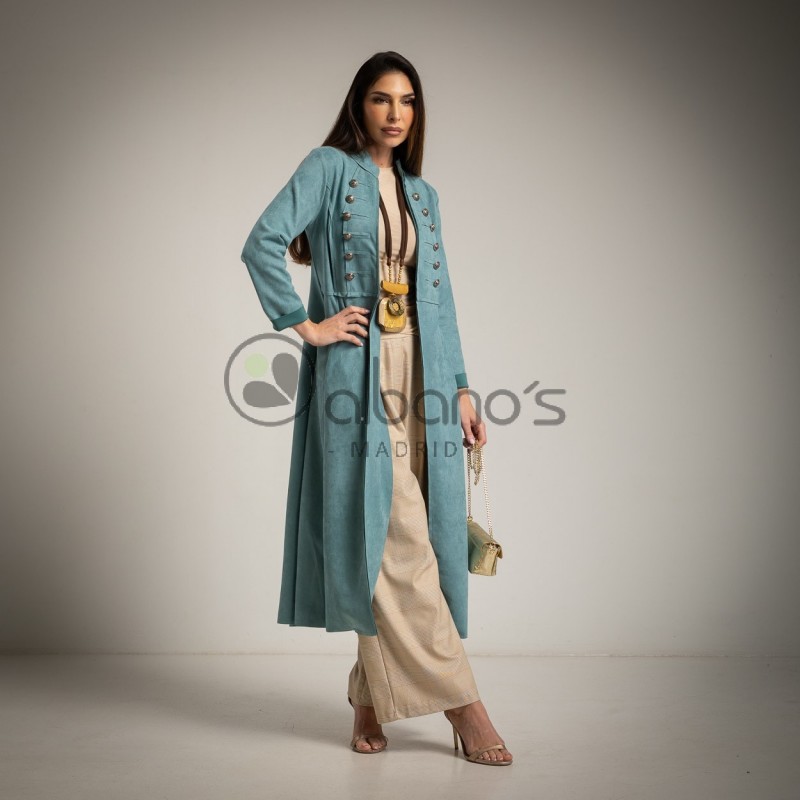 VESTE EN DAIM POCHES POLTSIYA RÉF. 232175-24